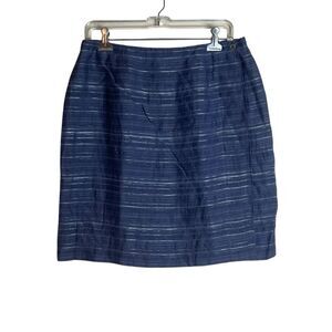 Jones New York linen blend wrap skirt. Size 12